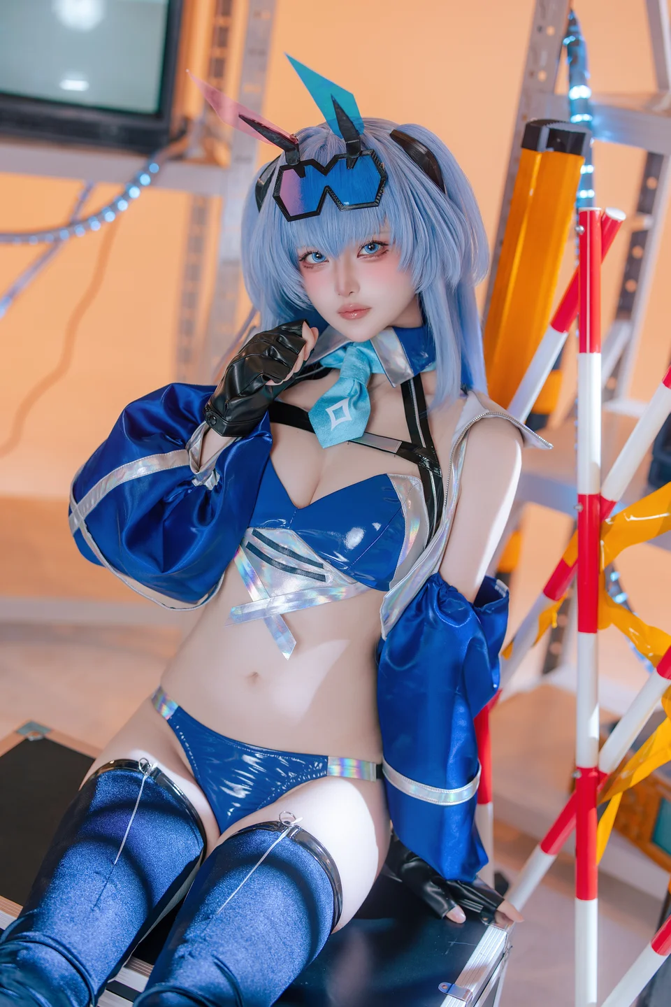 屿鱼 - No.082 碧蓝航线 花园赛车服 [82P-792MB] tg@simisebaisi 【丝足阁】036.webp